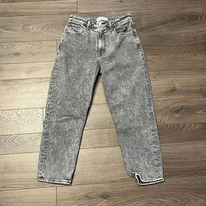 Abercrombie & Fitch Curve Love Gray Mom Jean (4S)